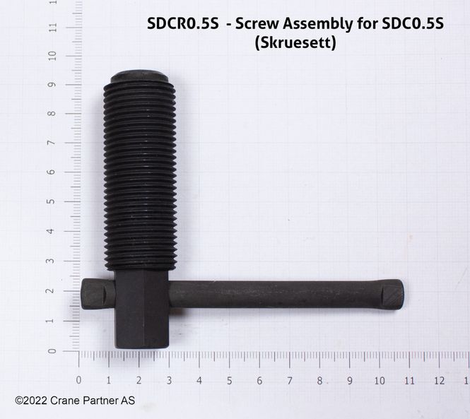 Hovedbilde SDCR0.5S Skruesett til skruklype ...