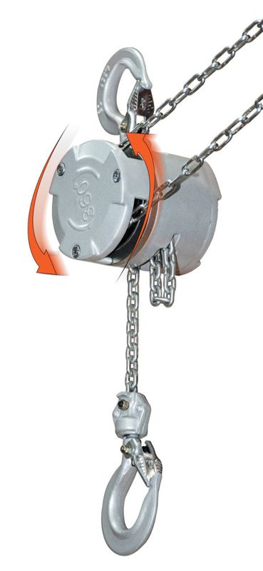 Kjettingtalje i aluminium 500kg