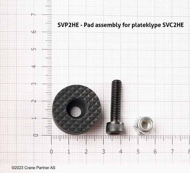 Hovedbilde SVP2HE - Pad sett til plateklype SVC2HE ...
