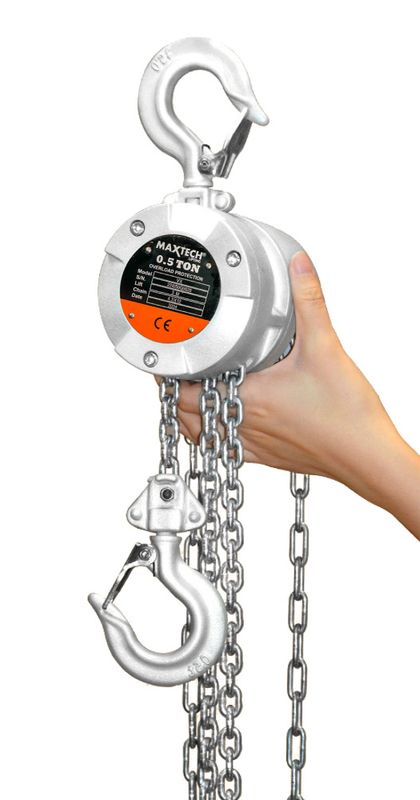 Kjettingtalje i aluminium 500kg